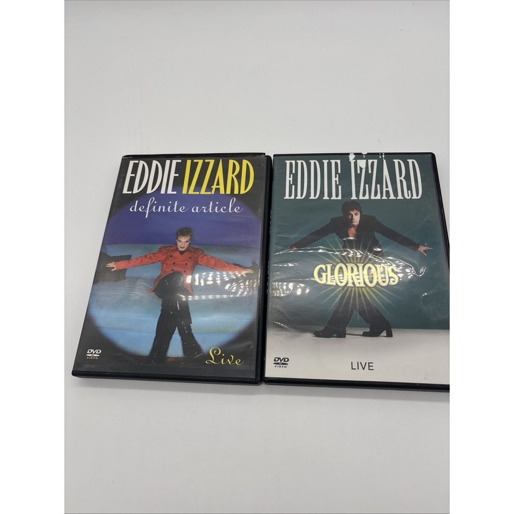 Eddie Izzard 2 Live Dvds,‎ Definite Article And Glorious. Preowned
